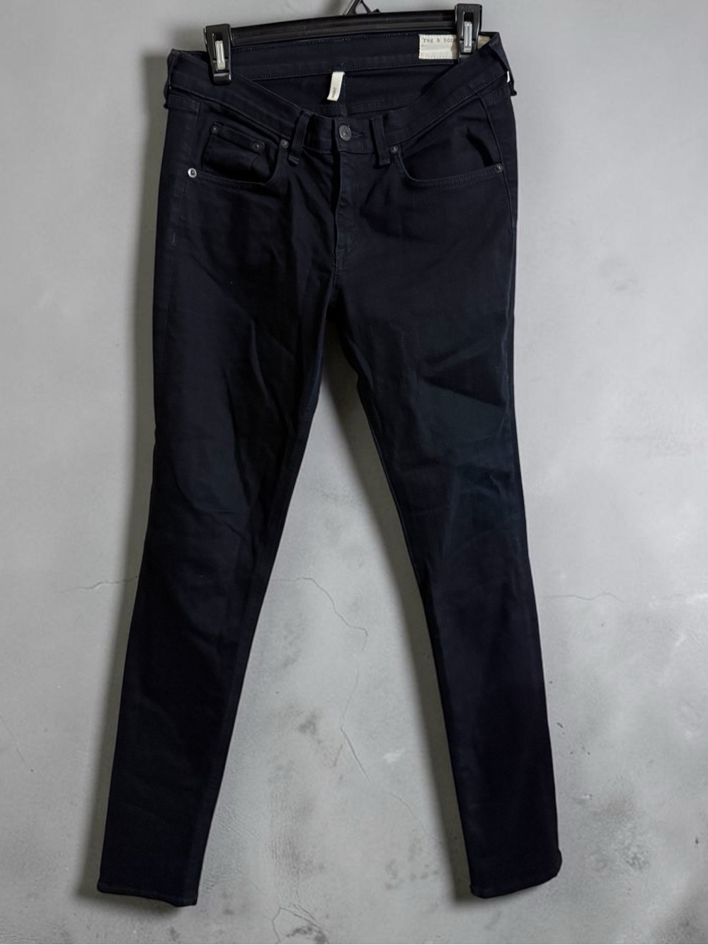 rag & bone Black Skinny Jeans - Sleek Stretch Fit